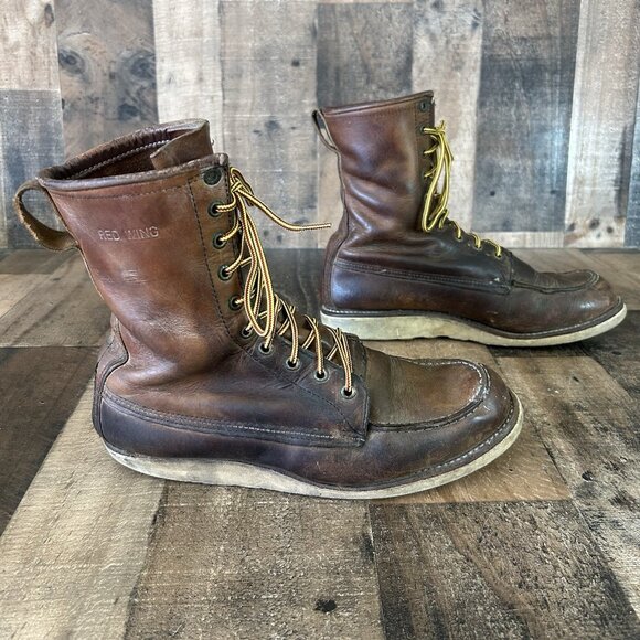 Red Wing Irish Setter 4583 Moc Toe Work Boots Mens 9.5 D - Picture 7 of 12